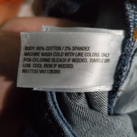 Ava & Viv Jeans Womens 26 Plus Blue High Rise Flare Stretch Denim - Picture 4 of 12